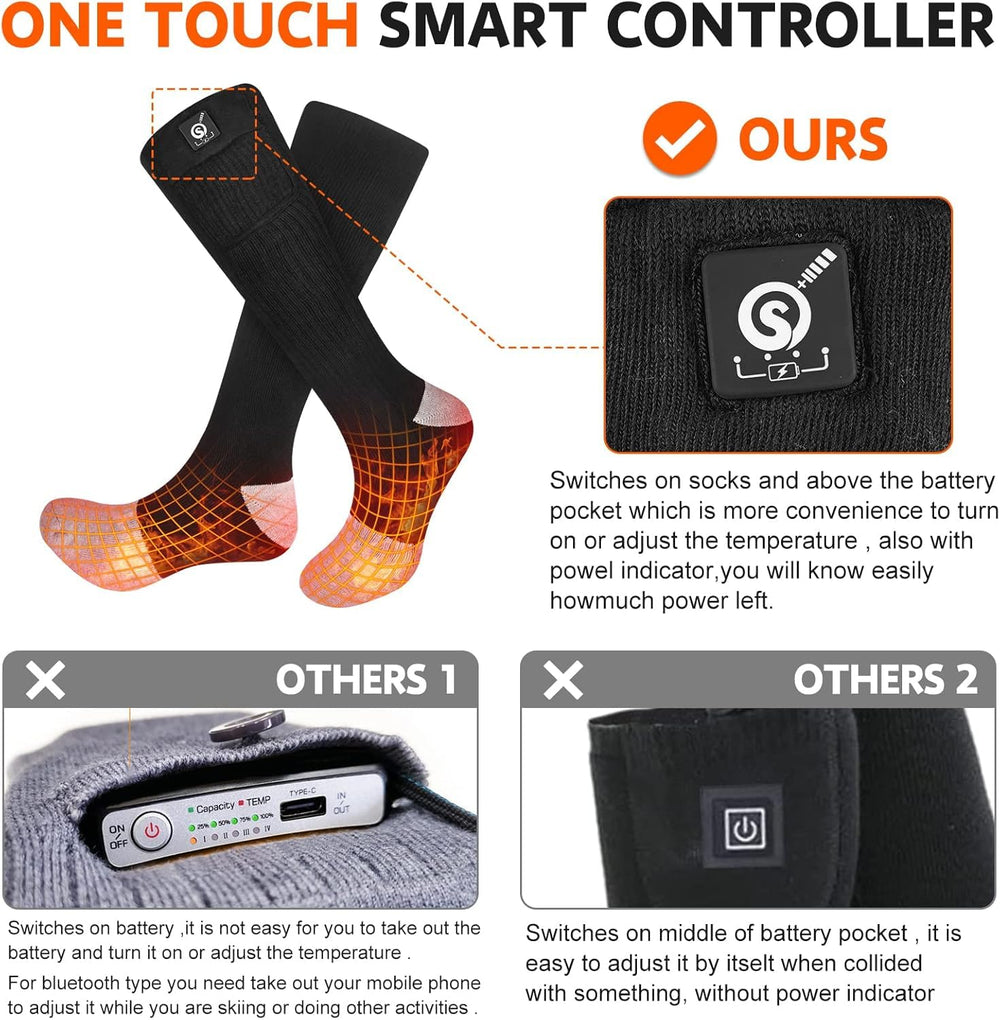 Snow Deer smart controller with power indicator for easy heat adjustment.