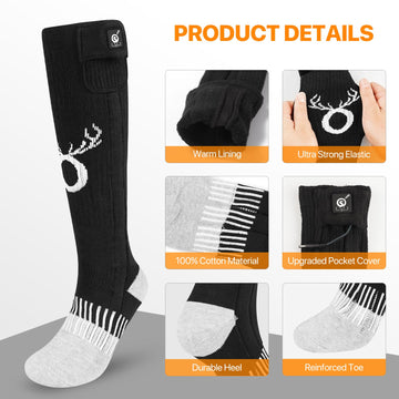 SNOW DEER temperature-control-panel enables easy adjustment of heat levels.