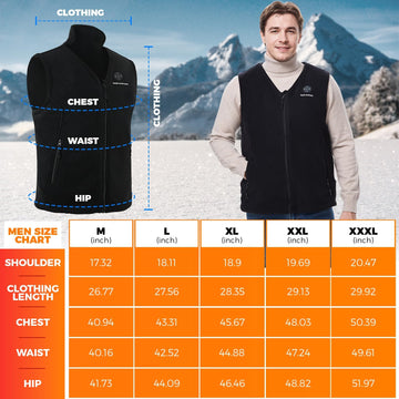 Snow Leopard heated vest in use while hiking demonstrating steady warmth