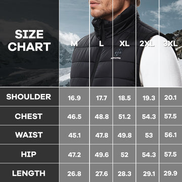 SNOW LEOPARD heated vest with water-resistant finish for winter days
