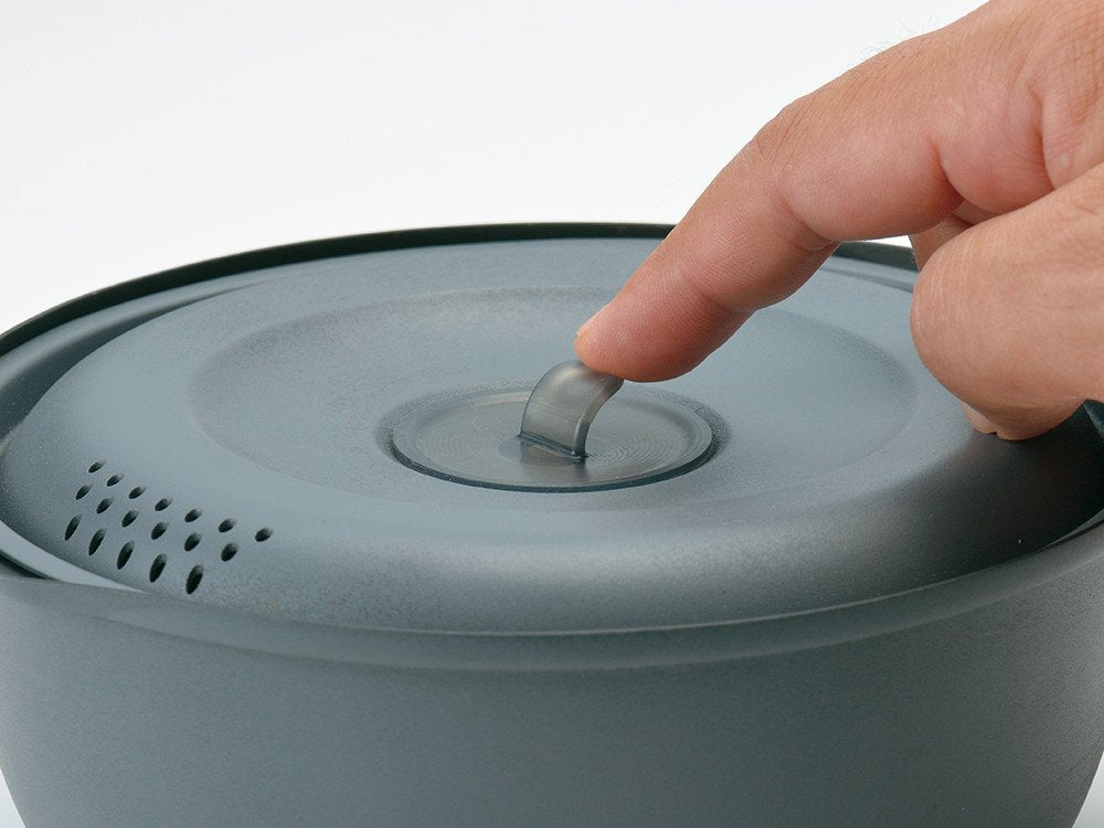 Snow Peak 1500 Cookset nested design saves space in your pack