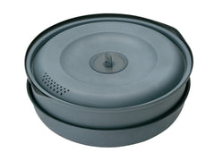 Snow Peak 1500 Cookset pan shown for lightweight camping meals