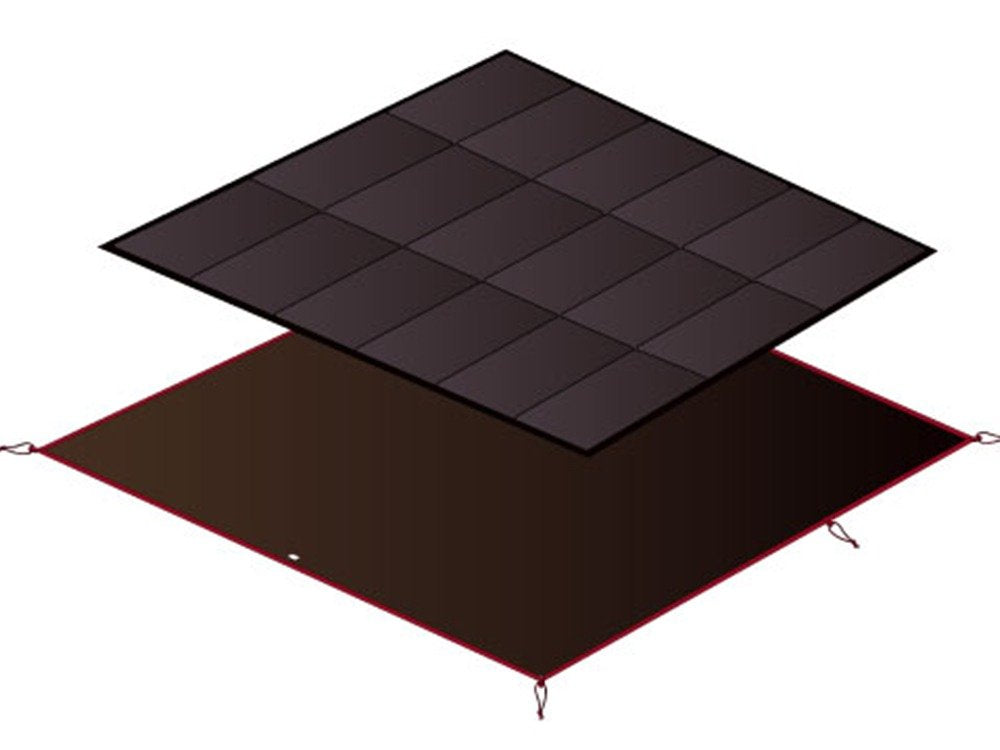 Snow Peak Amenity Dome M floor protection keeps tent interior clean and dry