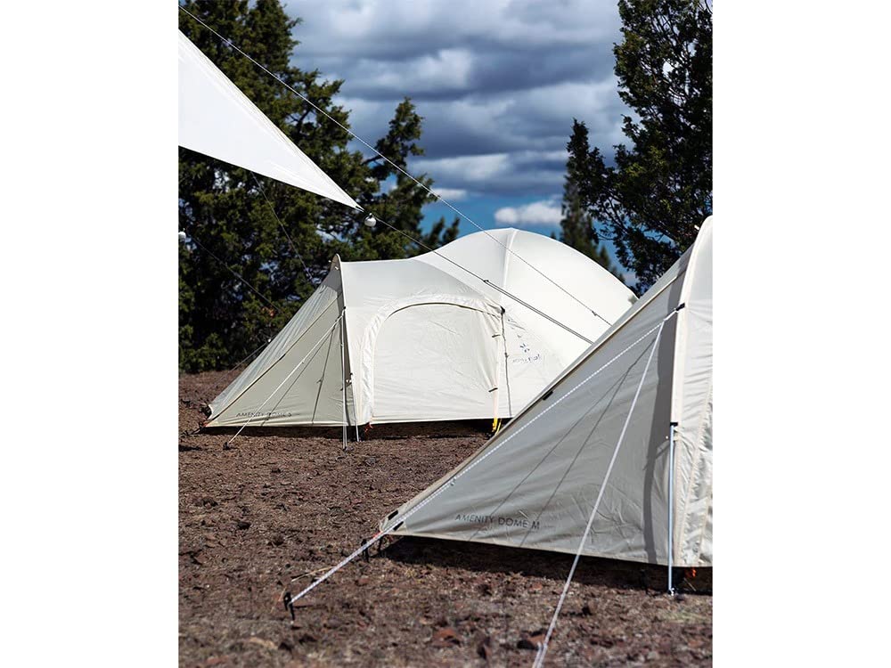 Snow Peak Amenity Dome setup-color-coordinated-pieces enables quick, easy assembly.