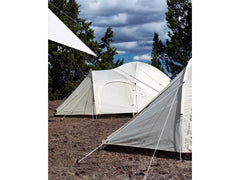 Snow Peak Amenity Dome setup-color-coordinated-pieces enables quick, easy assembly.