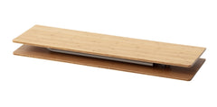 Snow Peak bamboo laminated tabletop close-up highlights durable, elegant surface