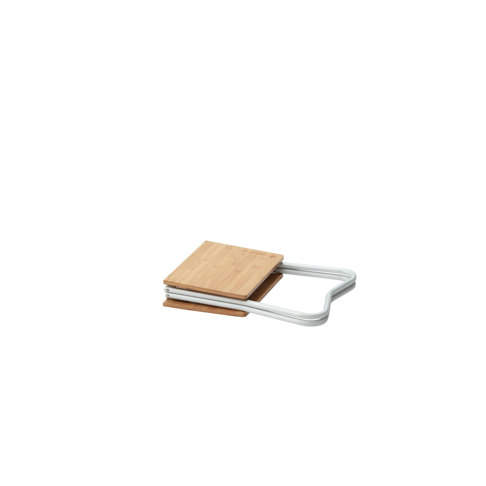 Snow Peak Bamboo My Table LV-034TR open dimensions provide ample working space.