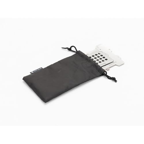 Snow Peak BS-010 Fire Stove Coen field setup in rugged outdoors