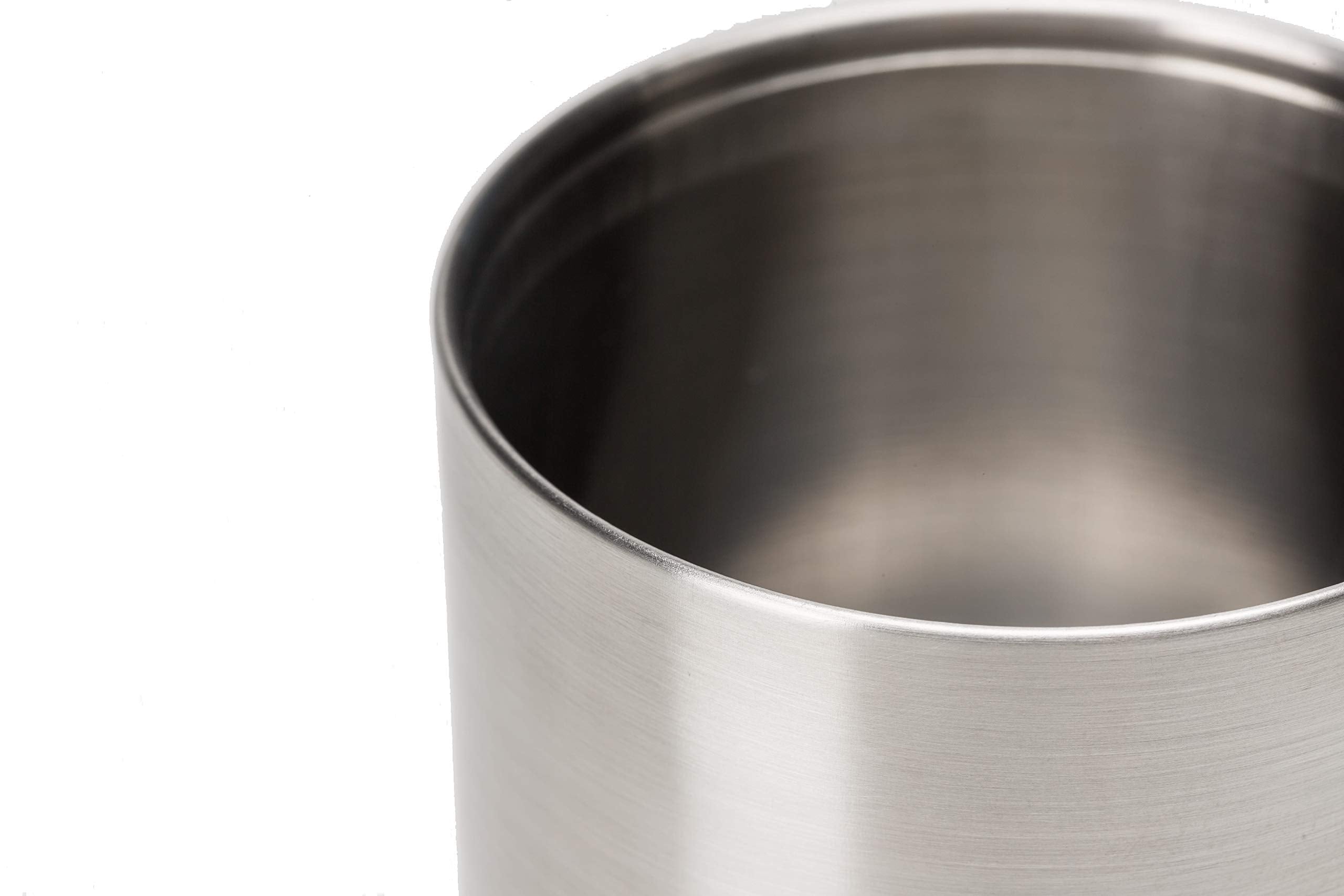 Snow Peak double-wall mug keeping drinks cold on hikes and sunny days