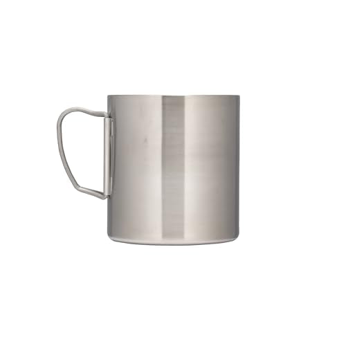 Snow Peak collapsible-handle mug stored for easy packing on outdoor trips