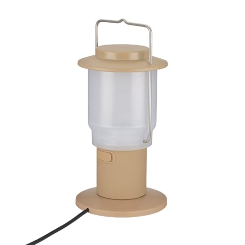 Snow Peak ES-080-KH Lantern charging base on a table.