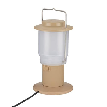 Snow Peak ES-080-KH Lantern charging base on a table.