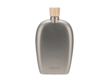 Snow Peak outdoor scene with the flask ready in nature