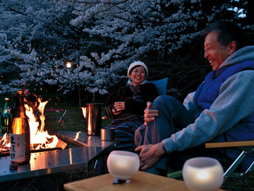 Snow Peak Hozuki Lantern candle-mode flicker creates real-world ambiance