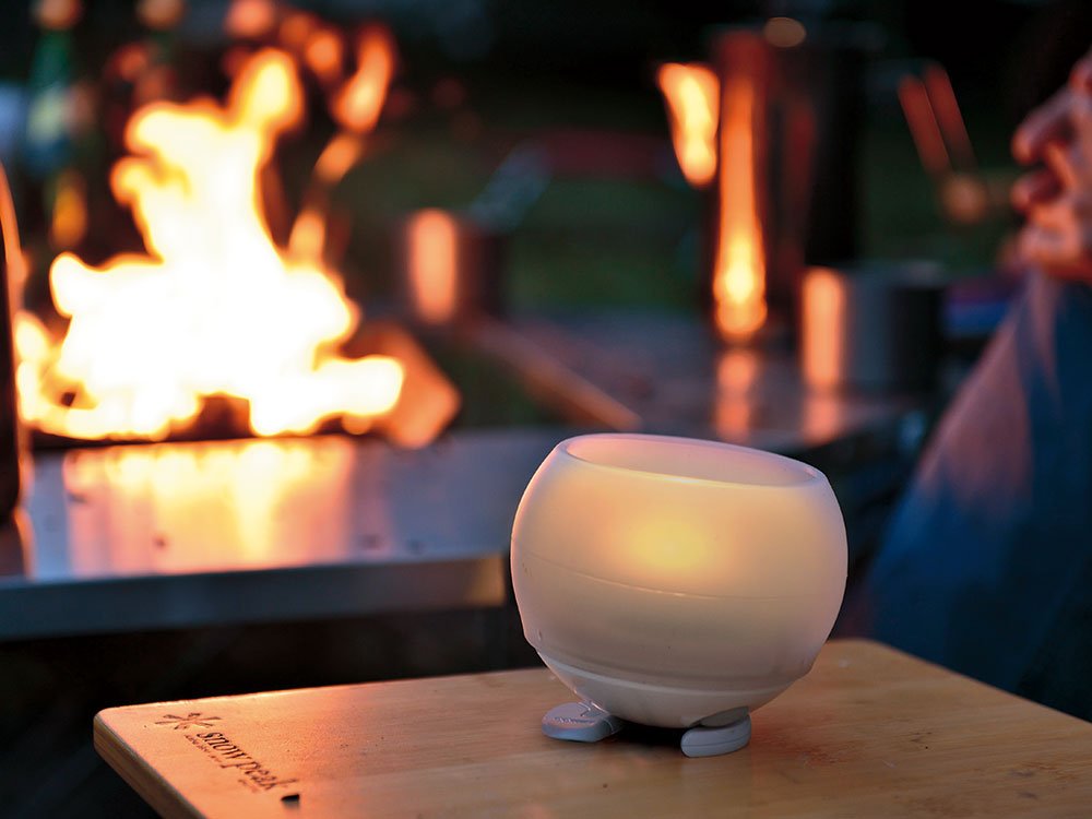 Snow Peak Hozuki Lantern durable build for challenging outdoor conditions.