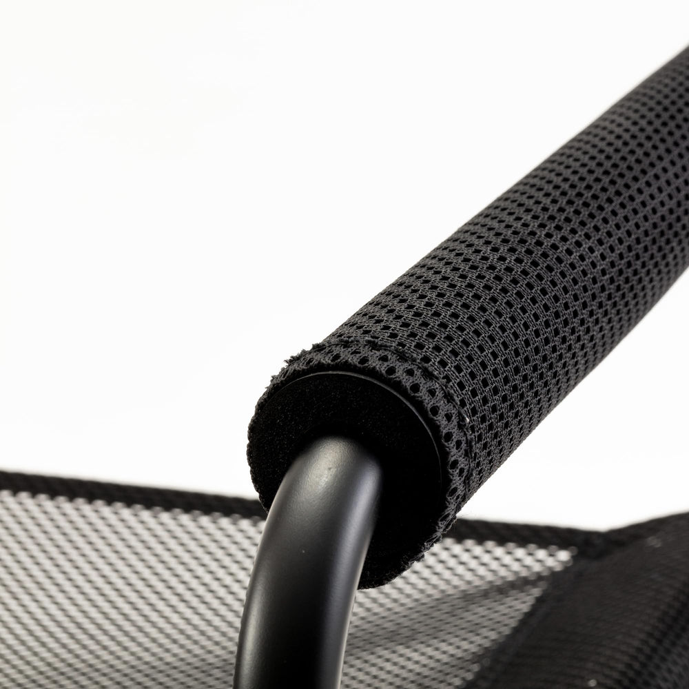 Snow Peak Mesh Folding Chair lightweight-frame emphasizes portability for backpackers.