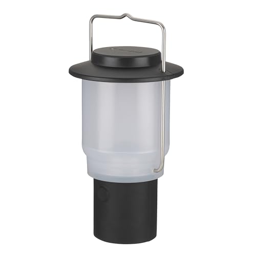 Snow Peak Mini Hozuki charging base recharges the lantern on the go.
