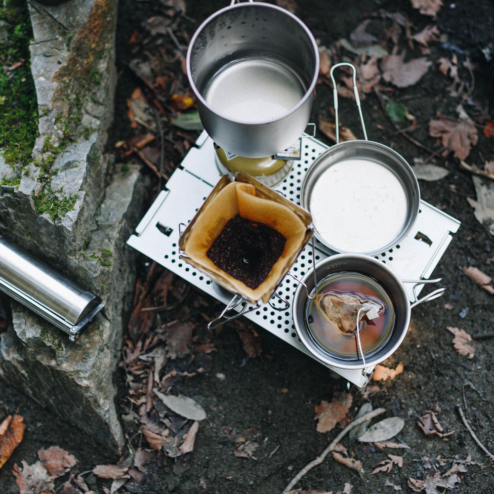 Snow Peak Ozen Solo Table SLV-171 designed in Japan for reliable outdoor use.