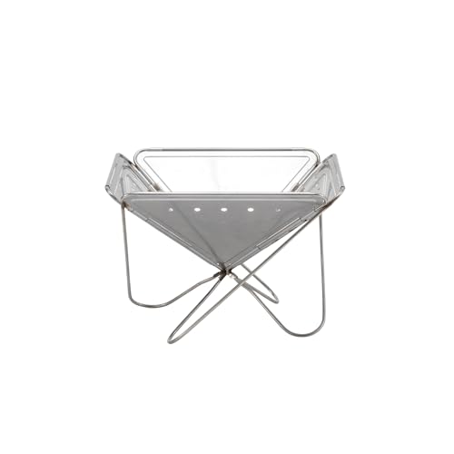Snow Peak Pack & Carry XL fireplace side view showing portable design for camping