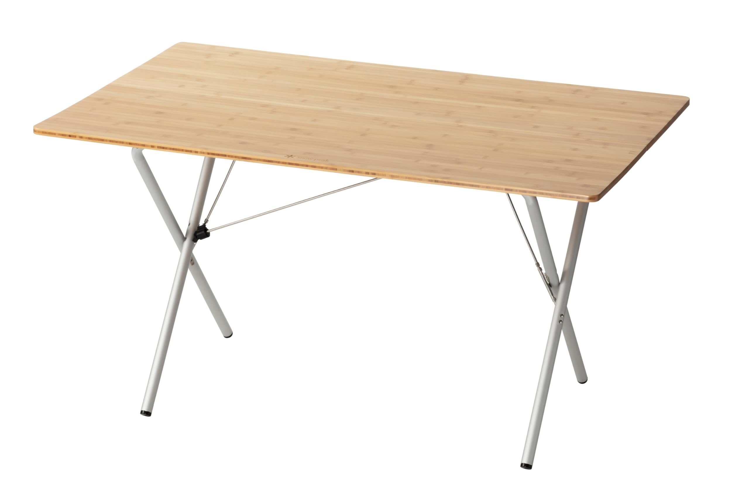 Snow Peak Single Action Table assembled view for quick campsite setup