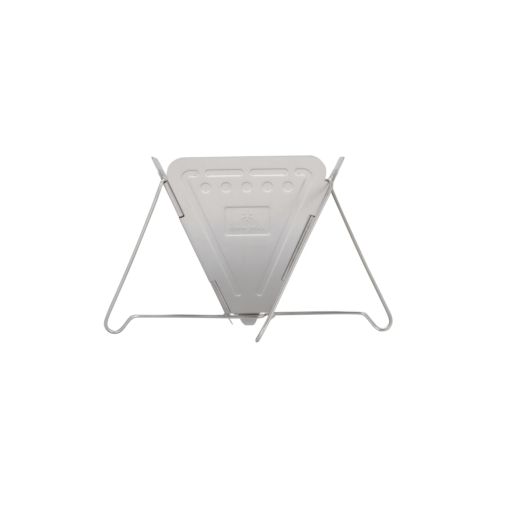 Snow Peak pour-over collapsible coffee drip travel setup ideal for backpacking.