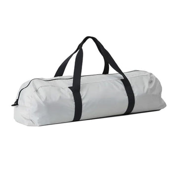 Snow Peak Takibi Tarp Hexa Set angled design promotes smoke ventilation.