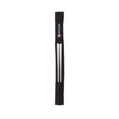 Snow Peak Titanium Chopsticks ultralight closeup showing 22g weight for backpacking convenience