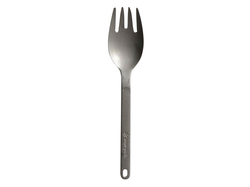 Snow Peak Titanium Foon compact size for easy backpacking and quick meals.