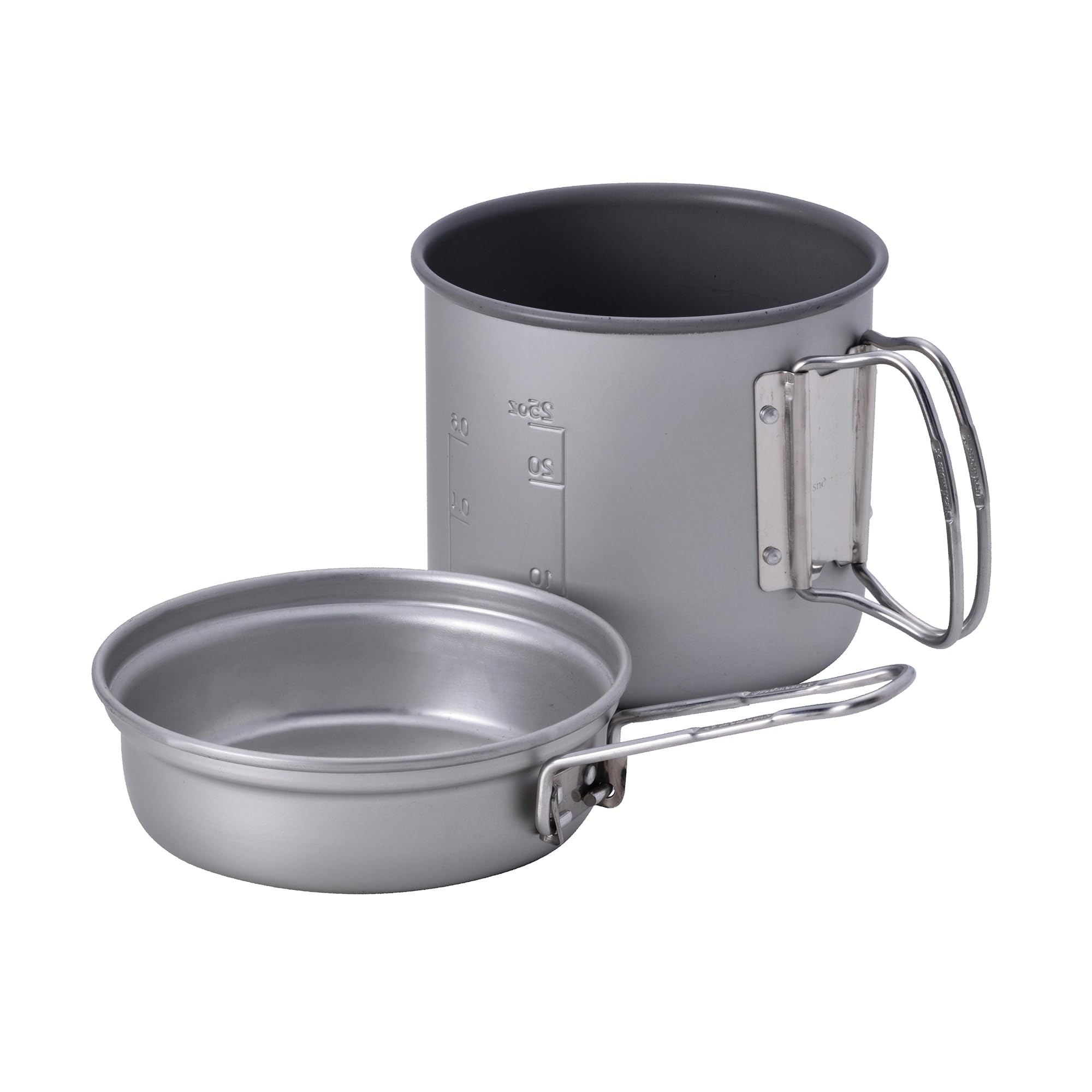 Snow Peak Trek 900 Cookset with pot and frypan ready for camp meals on trail
