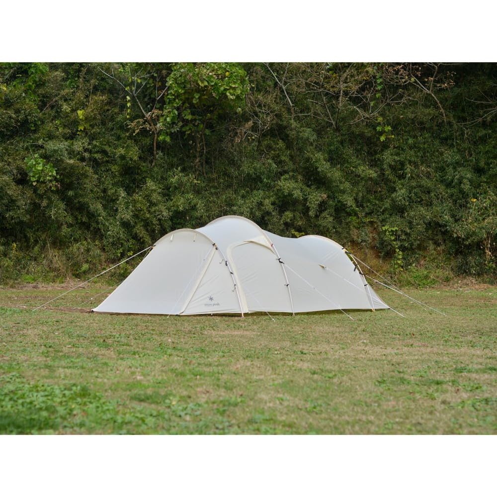Snow Peak Vault 4-Person Tent side entrance for easy access.