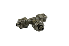 Snow Performance water union 1/4in T accessory connector for a secure, durable ride-height setup