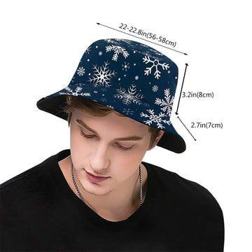 Packable bucket hat folded for travel