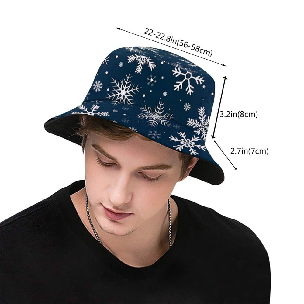 Packable bucket hat folded for travel