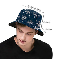 Packable bucket hat folded for travel