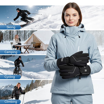 SNOWYES touchscreen-ready thumb and index fingers allow maps and photos without removal