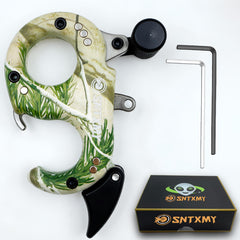 sntxmy bow release camo thumb angled view improves target control