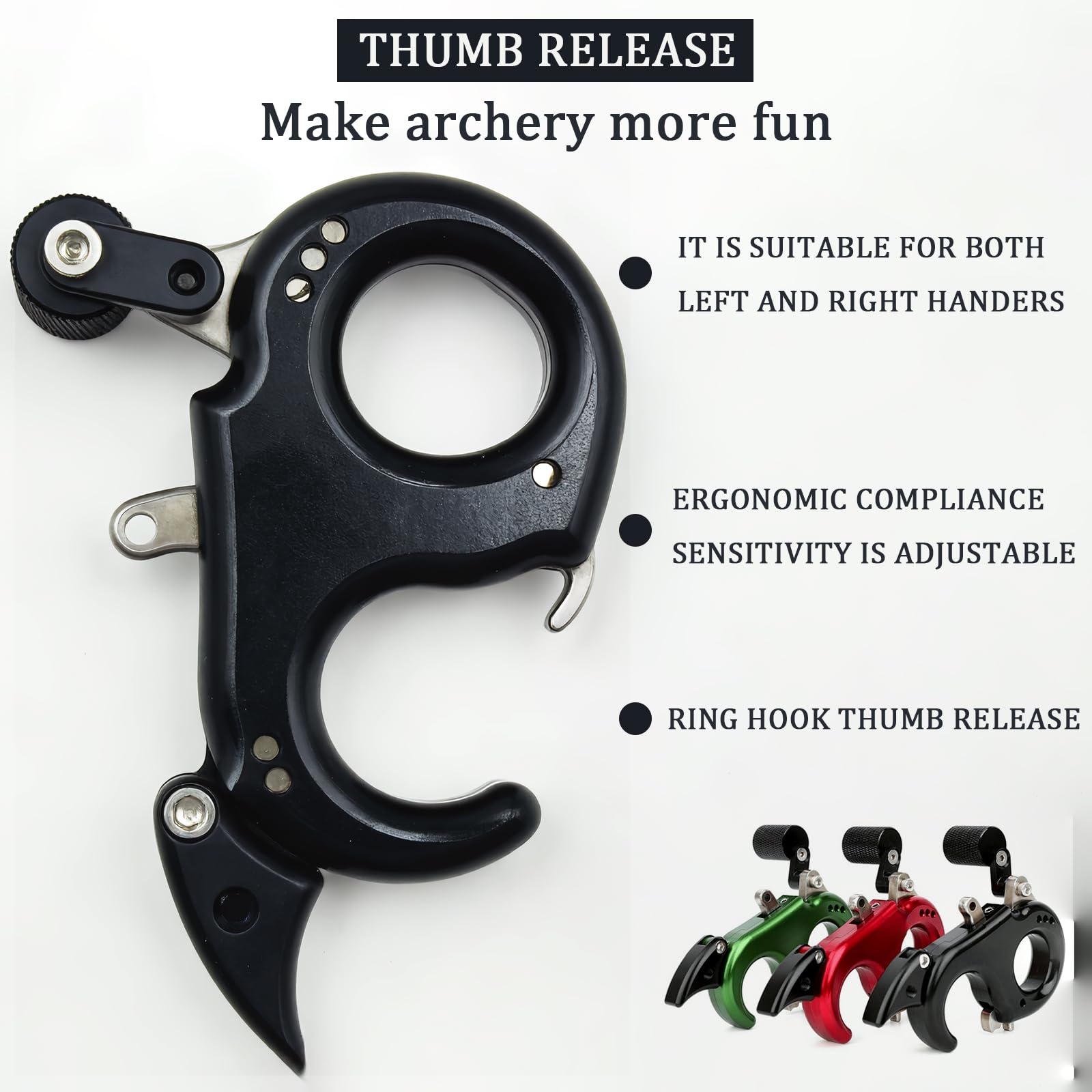 sntxmy compound bow setup with release demonstrates easy integration with bows
