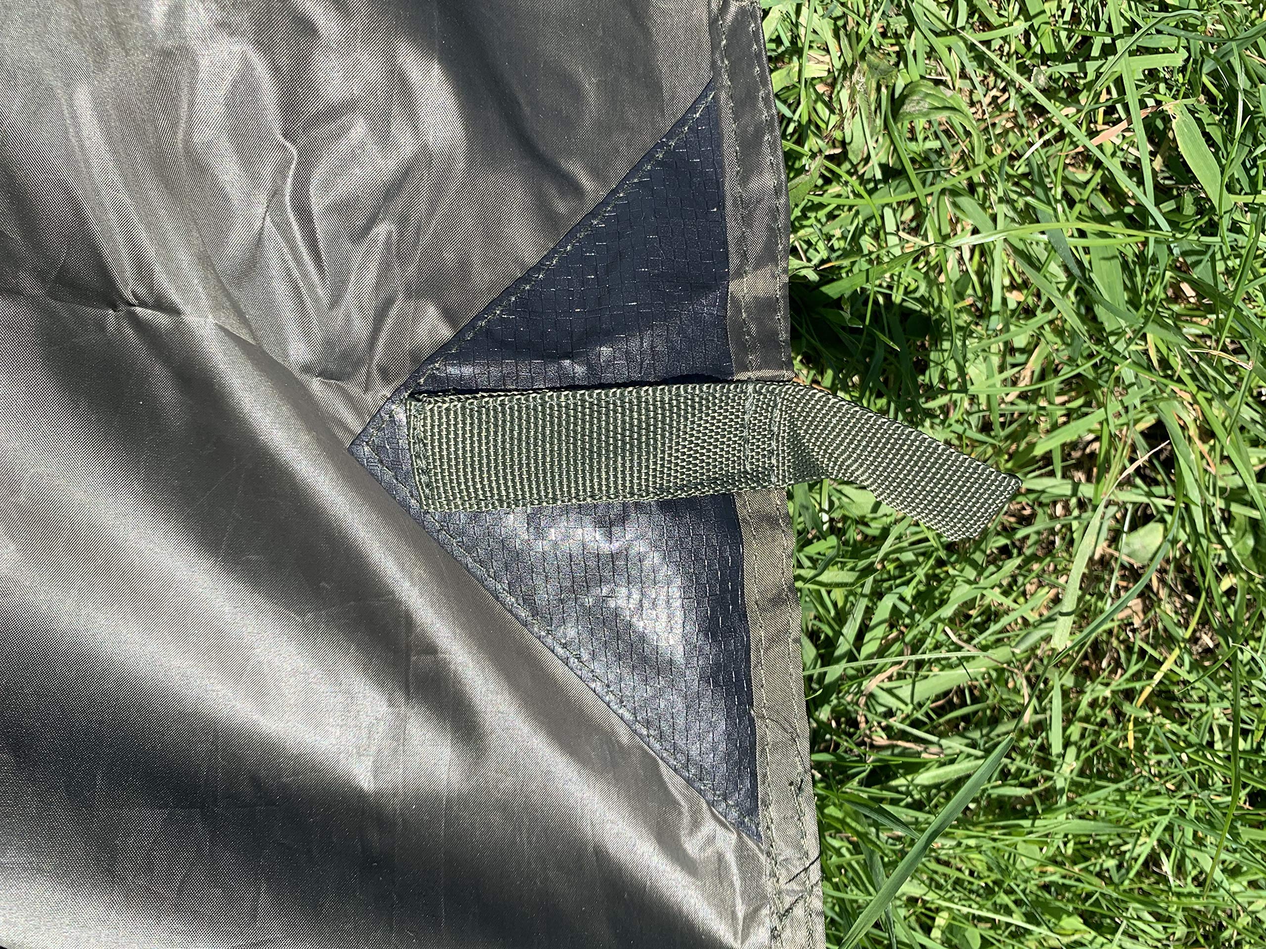 Snugpak All Weather Shelter G2 taped seams maintain dryness in wet conditions.