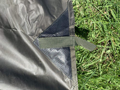 Snugpak All Weather Shelter G2 taped seams maintain dryness in wet conditions.