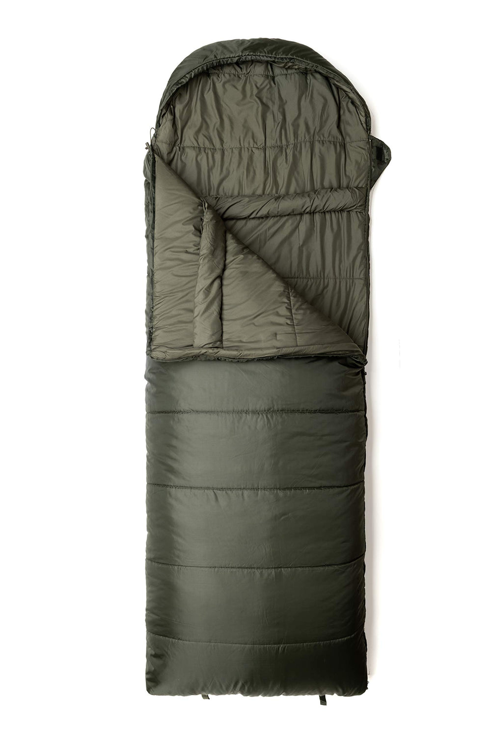 Snugpak Basecamp Ops Navigator two-way zipper and draft collar keep drafts out.