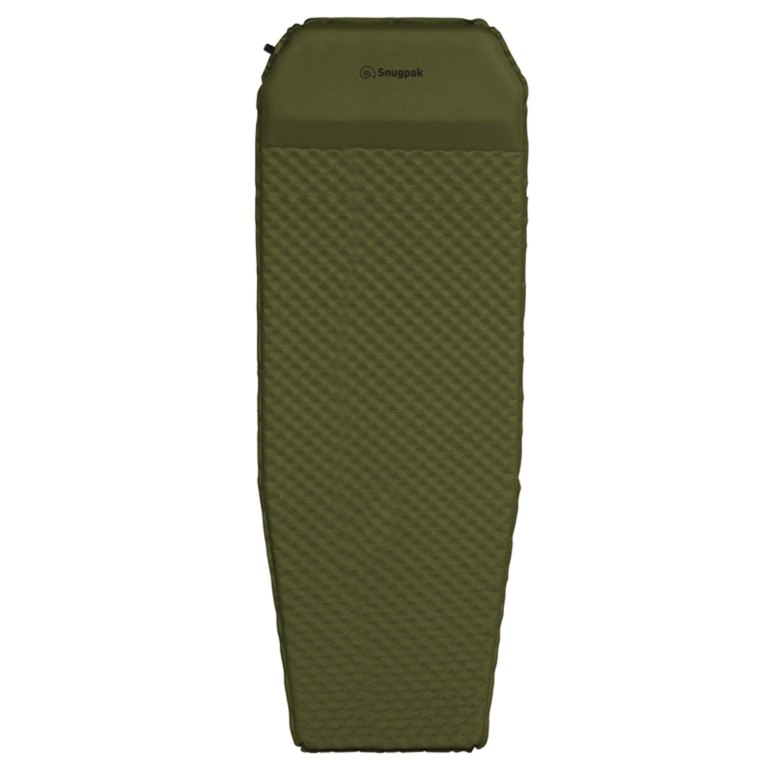 Snugpak Elite XL Olive mat showing built-in pillow