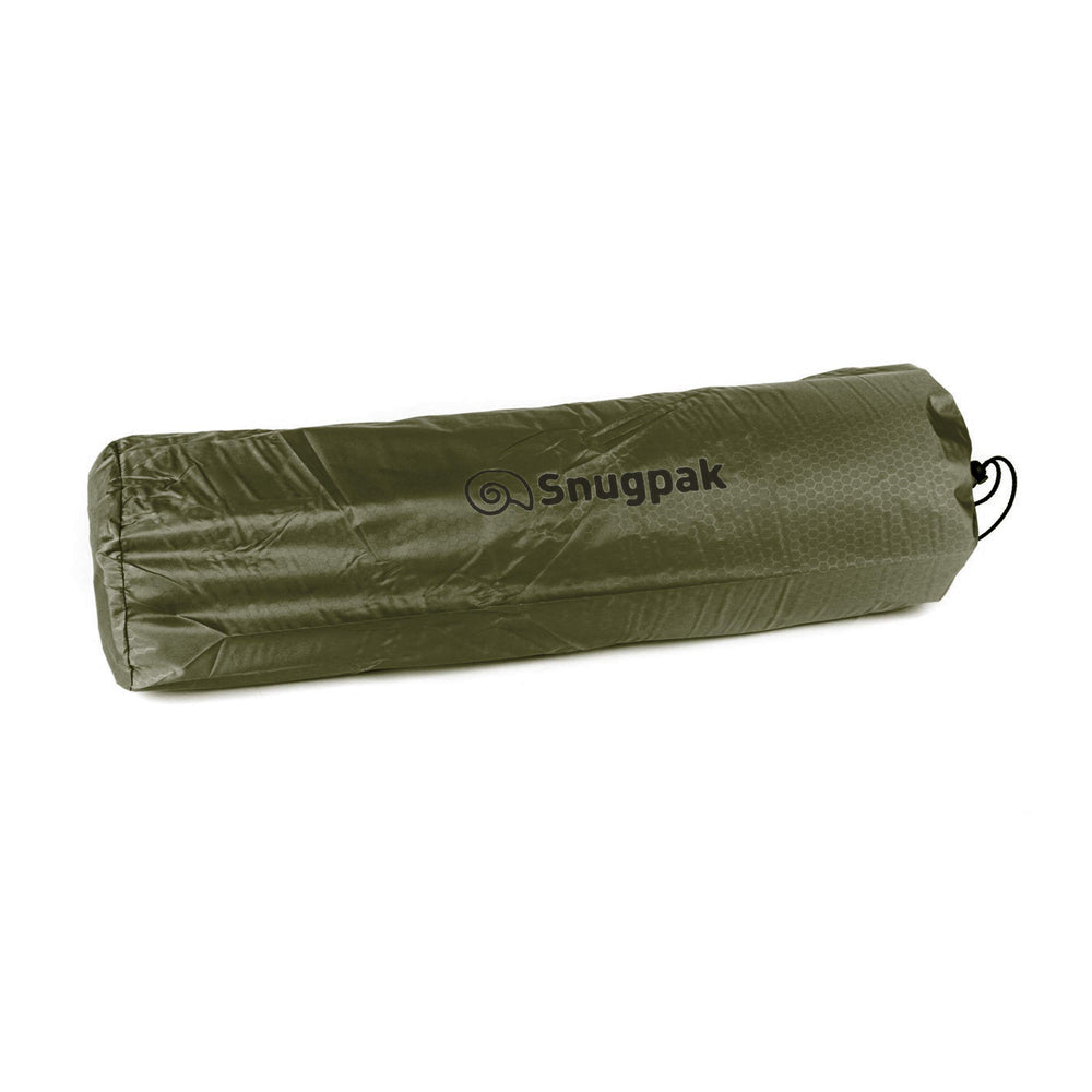 Deflation technique: roll toward the valve on the Snugpak Elite XL mat