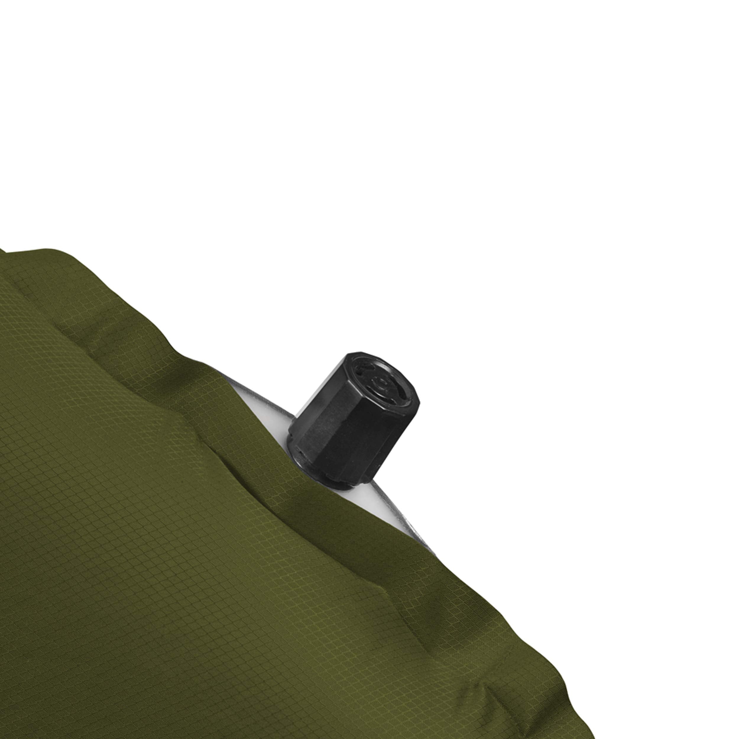 Inflation valve of Snugpak Elite XL mat for adjustable firmness