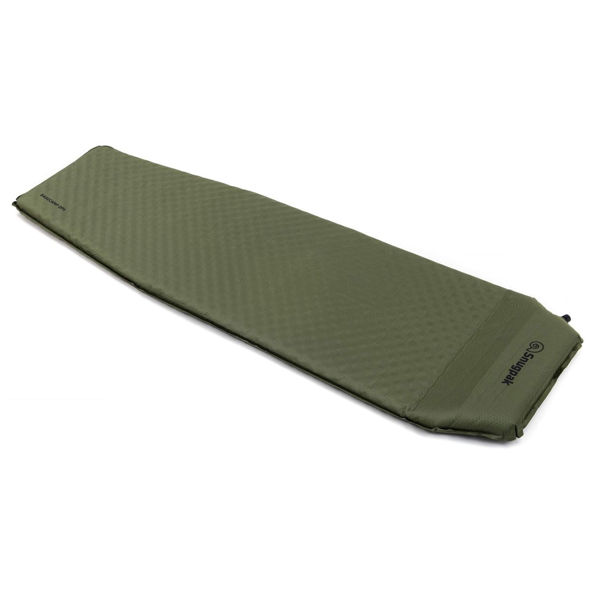 Snugpak Elite XL self-inflating mat with built-in pillow for head support