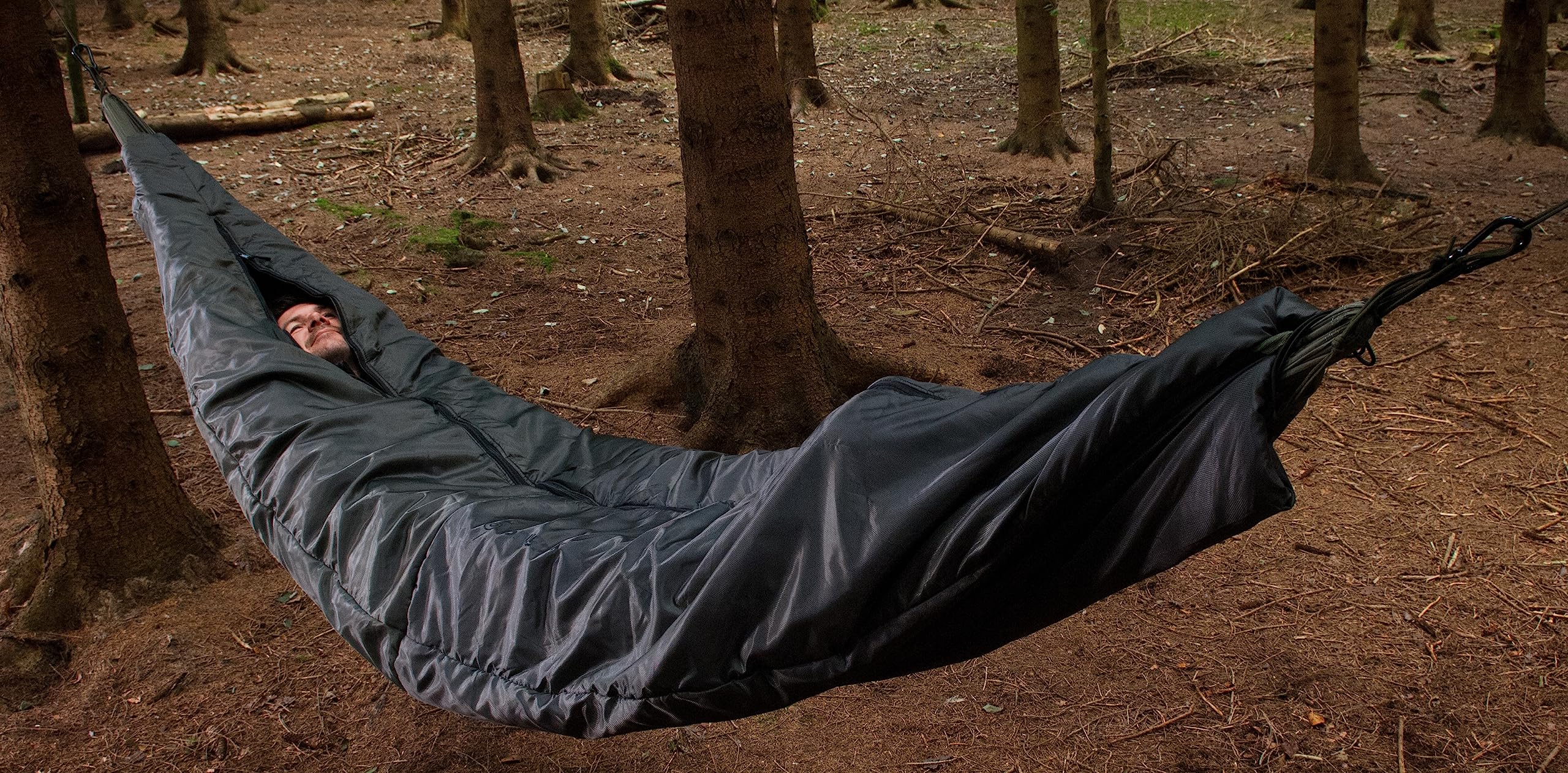 Snugpak Hammock Cocoon Micro Diamond and Paratex shell resists water and odors