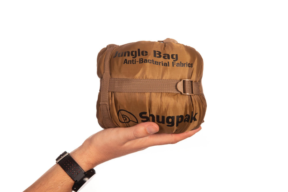 Snugpak Jungle Bag opens into a versatile blanket for lounging