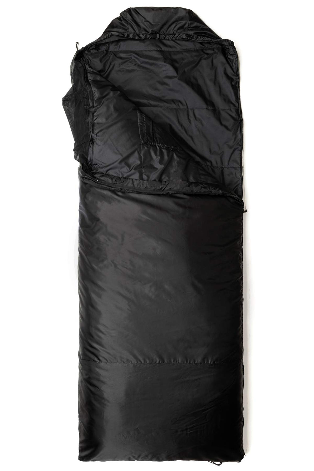 Snugpak Jungle Bag right zip for easy access and airflow.