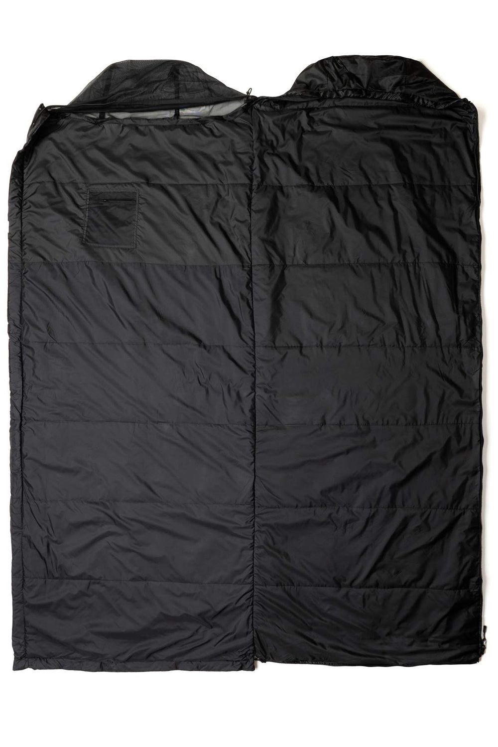 Snugpak Jungle Bag two-person joined for a shared camping setup.