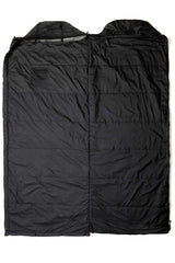 Snugpak Jungle Bag two-person joined for a shared camping setup.