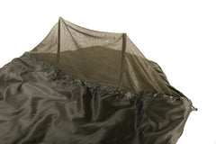 Snugpak Jungle Bag two-person setup can be joined for shared warmth when zipped together.